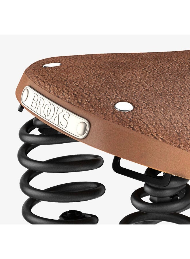 Brooks England Brooks Flyer Softened Leather Saddle Dark Tan - Image 4