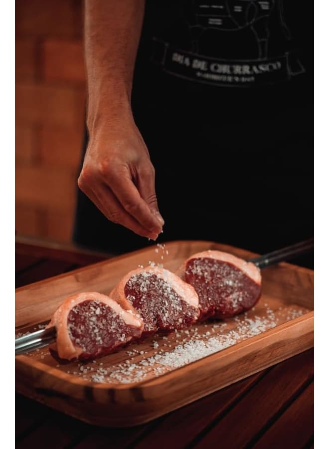 Tramontina Barbecue Skewer, Stainless Steel Prong with Natural Wood Handle 55 CM, Durable Grilling Tool for Meats, Vegetables, and Kebabs - Image 2