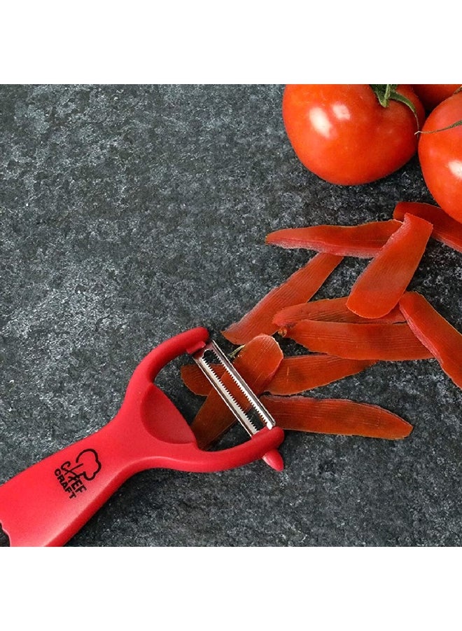 Chef Craft Tomato and Kiwi Peeler Red 19.558 x 3.048 x 10.922 cm 21645 - Image 3
