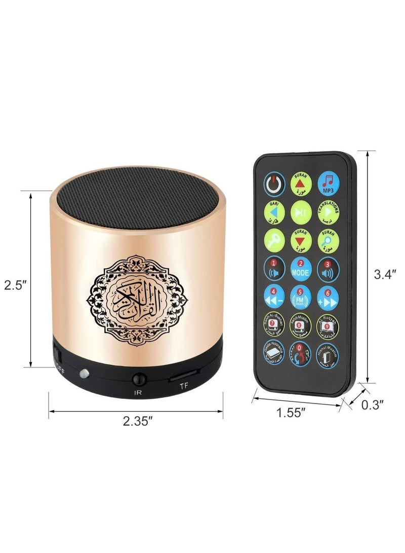 Remote Control Speaker Portable Quran Speaker MP3 Player 8GB TF FM Quran Koran Translator USB Rechargeable Speaker - Image 3