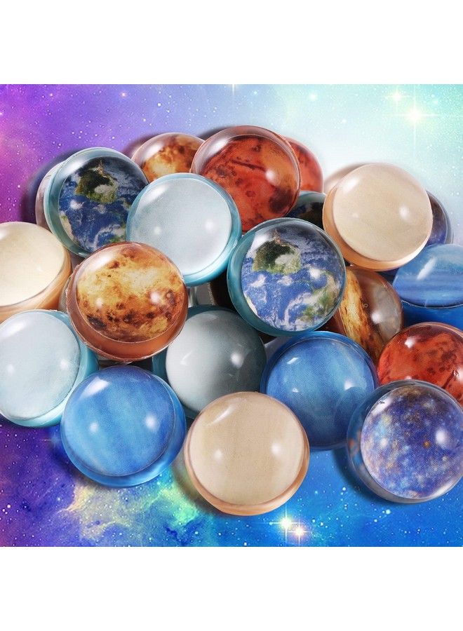 Pllieay 24Pcs Space Solar System Eight Planets Themed Bouncy Balls For Kids Party Favors, Gift Bag Filling, 32Mm - Image 3