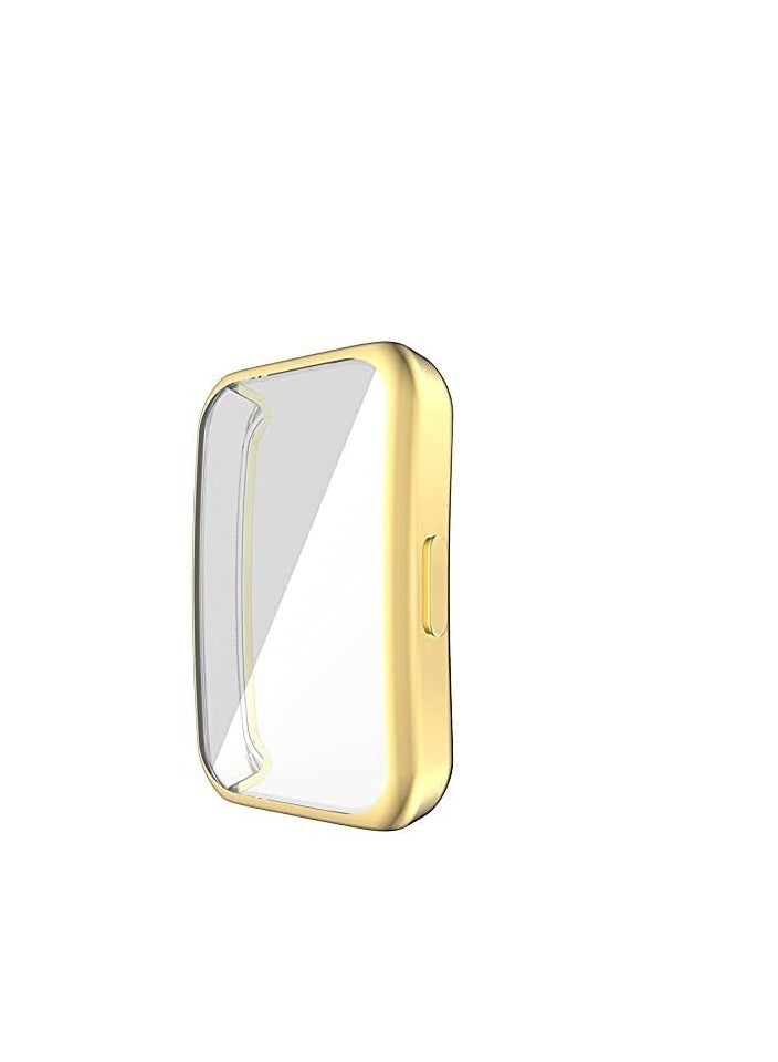 Case for Honor Band 8 Watch, Soft TPU Protective Cover Shockproof Frame, Gold - Image 4