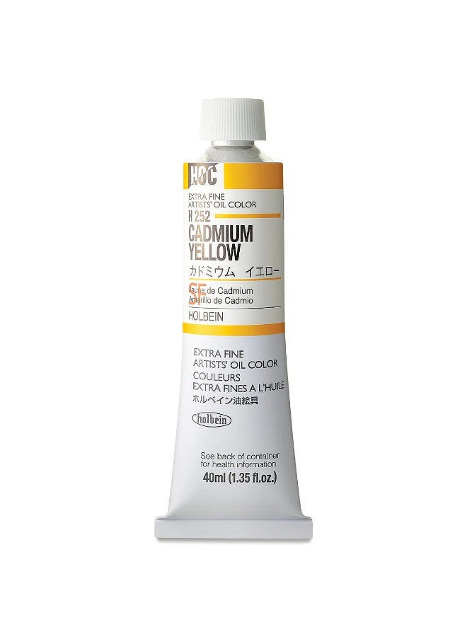Holbein Artists' Oil Colors , 40ml -  Cadmium Yellow - Image 1