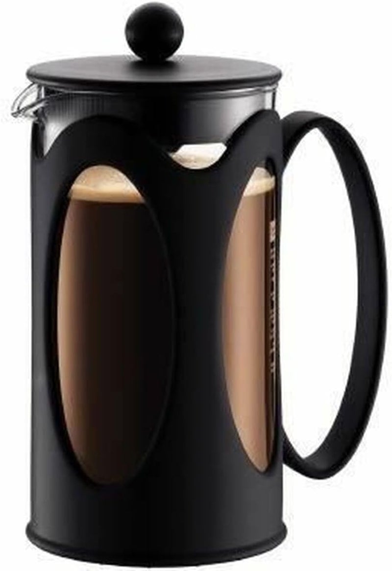 Kenya Plastic French Press Coffee Maker, Black, 1 Litre, Bd-10685-01