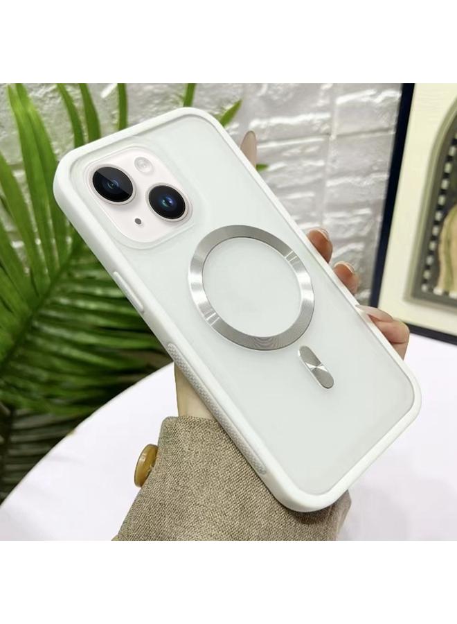 S-TOP Case For iPhone 13 / 14 Bread 3 in 1 MagSafe Acrylic Hybrid Silicone Phone Case - Image 1