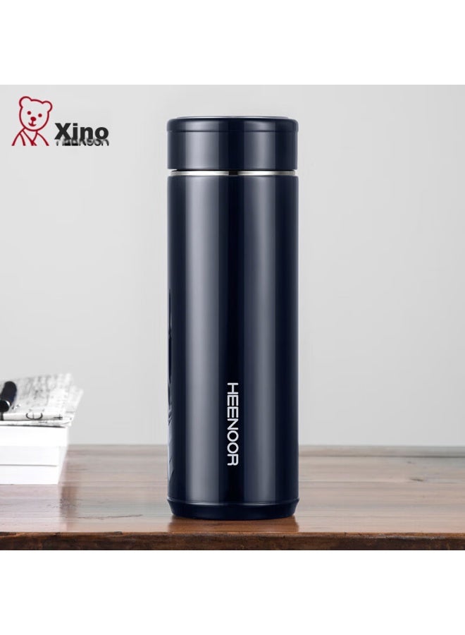Heenoor Xino Insulated Mug For Men, 304 Stainless Steel Water Bottle, Large Capacity, Car-friendly, Filtered Tea Cup, Xn-7602 Purple, 550ml - Image 1