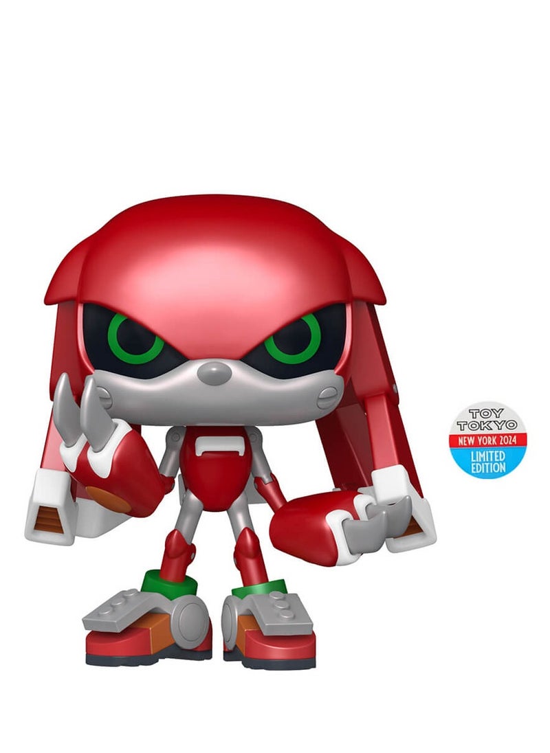 Funko Funko Pop! Games: Sega - Sonic the Hedgehog - Metal Knuckles (New York Comic-Con 2024 Convention Exclusive) Shares Sticker NYCC 2024 #1015  - Image 1