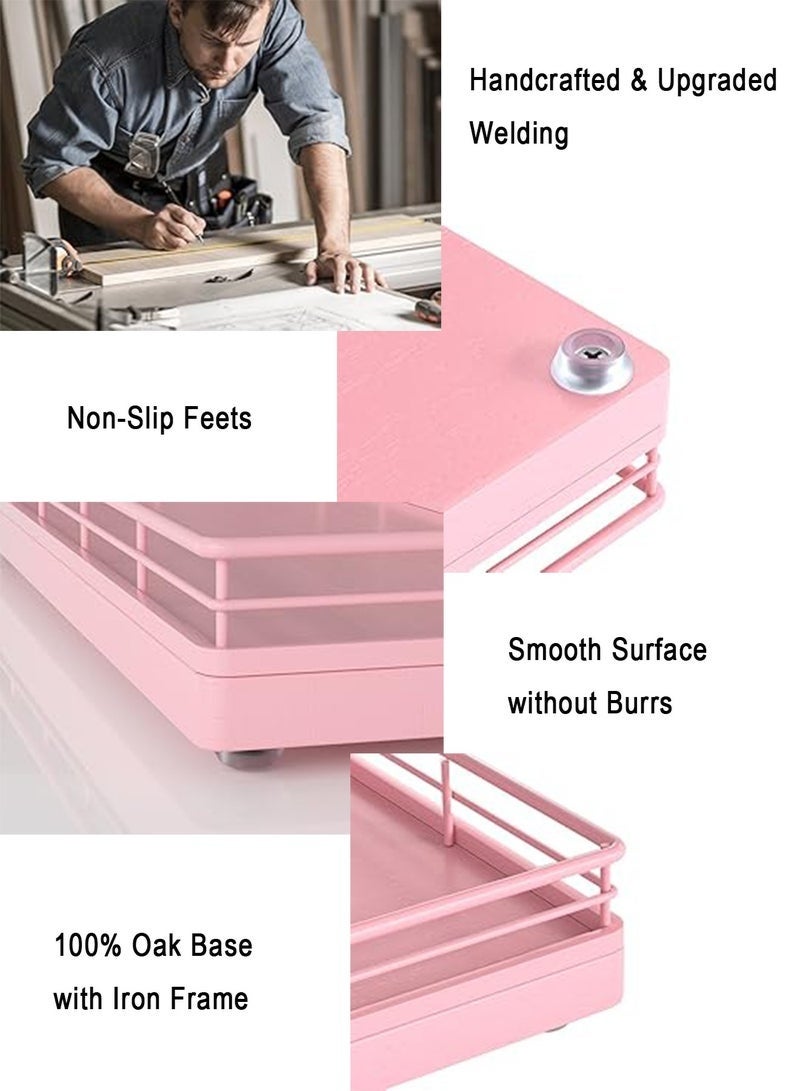 Bukela 11" Perfume Tray Makeup Organizers - Perfume Organizer and Decorative Tray Coffee Tray and Candle Serving Tray for Kitchen and Home - Image 5