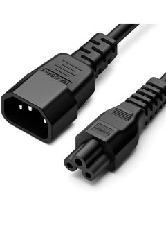 IEC 320 C14 to C5 Adapter Converter C5 to C14 AC Power Cable (1.8M)