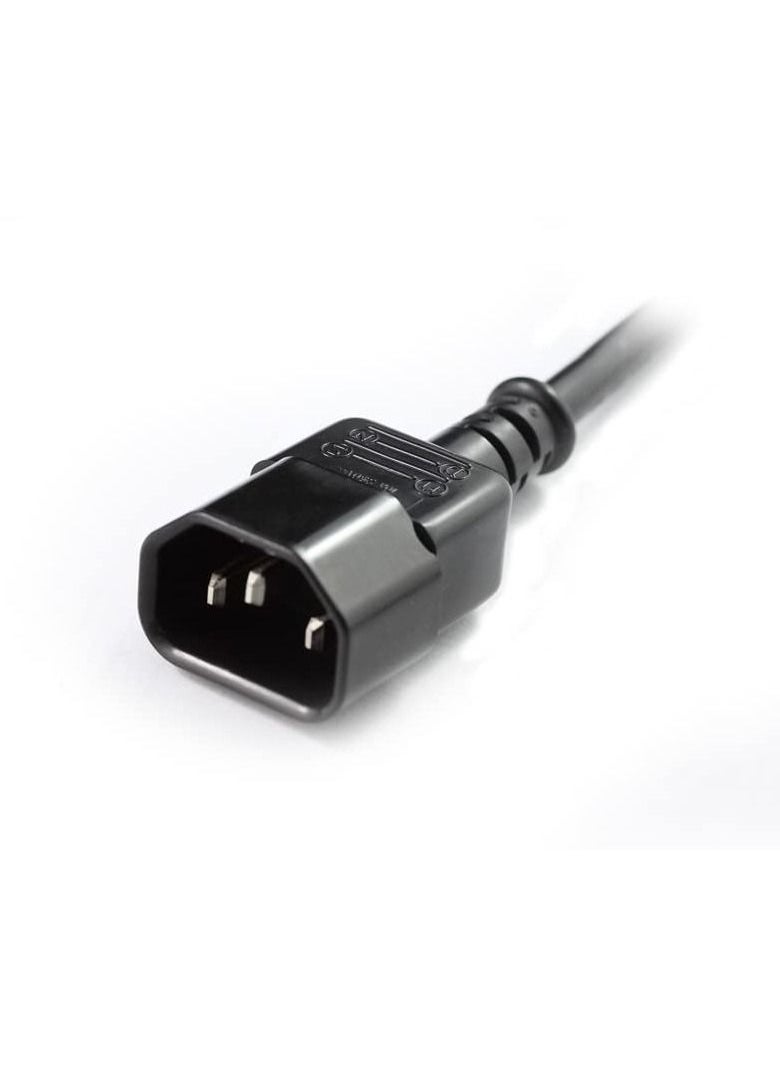 DKURVE - IEC 320 C14 to C5 Adapter Converter C5 to C14 AC Power Cable (1.8M) - Image 1