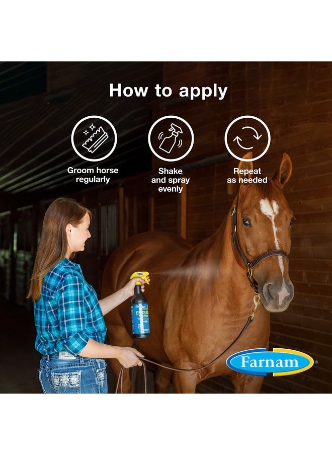Farnam Endure SweatResistant Horse Fly Spray, Kills, Repels, Protects, 32 Ounces, Quart Spray  - Image 3