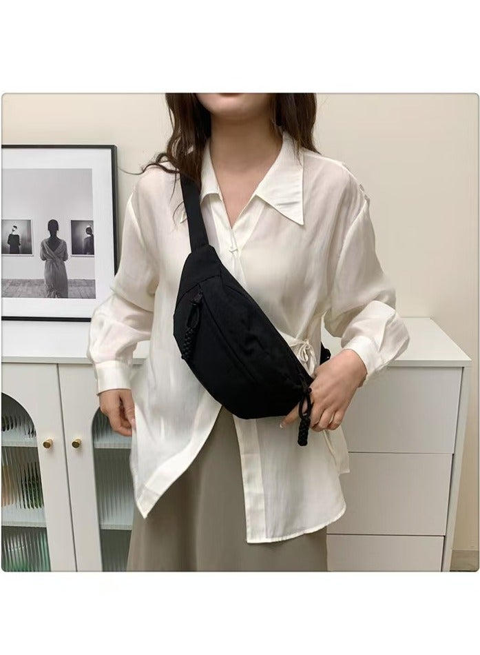 Sports chest bag leisure mobile phone waist bag messenger bag - Image 5