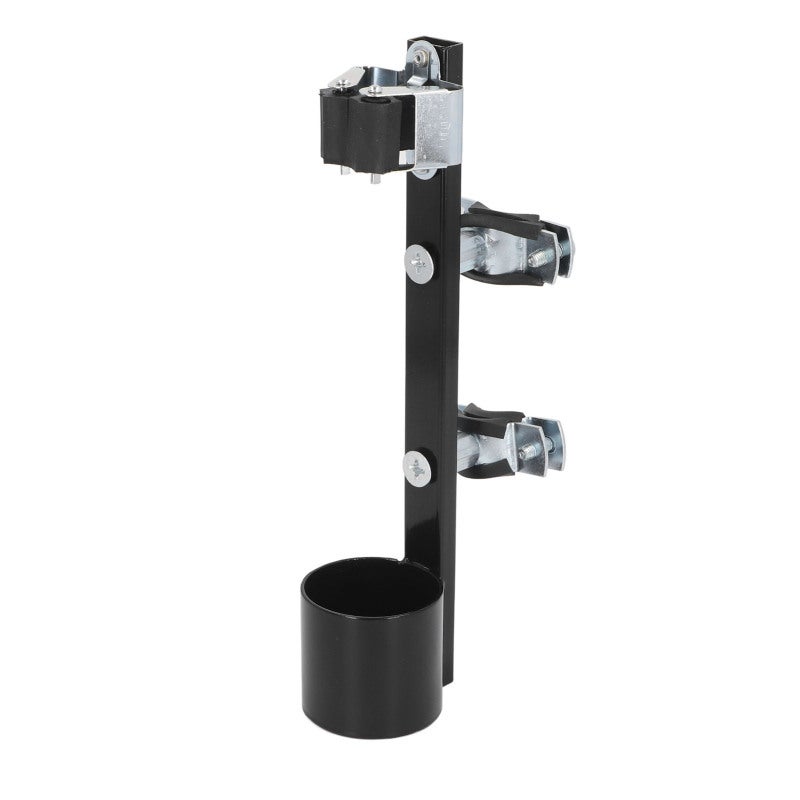 Universal Cane Holder - Lightweight Aluminum Alloy Rust Proof Hands-Free Design - Versatile Crutch Stand for Wheelchairs and Mobility Scooters - Image 2