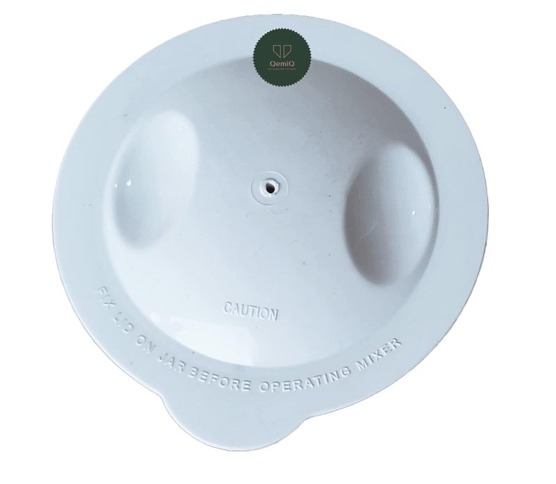 QemiQ® -Mixer Grinder- (Medium jar lid/Cap with Rubber Gasket)-Fits- PREETHII (Diameter: 11 cm White) - Image 3