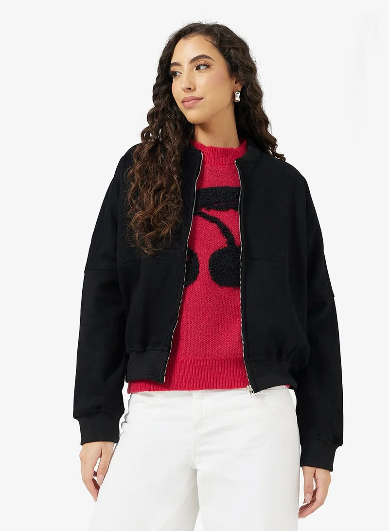 جينجر سترة بومبر بسحاب