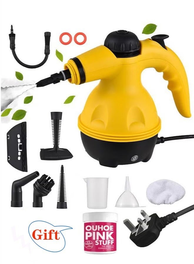 Arabest High Pressure Steam Cleaner,2.5M Cord,ABS Material,Portable Household Kitchen Handheld Steam Cleaner with Safety Lock,9 Accessory Kit and Gift - Image 1