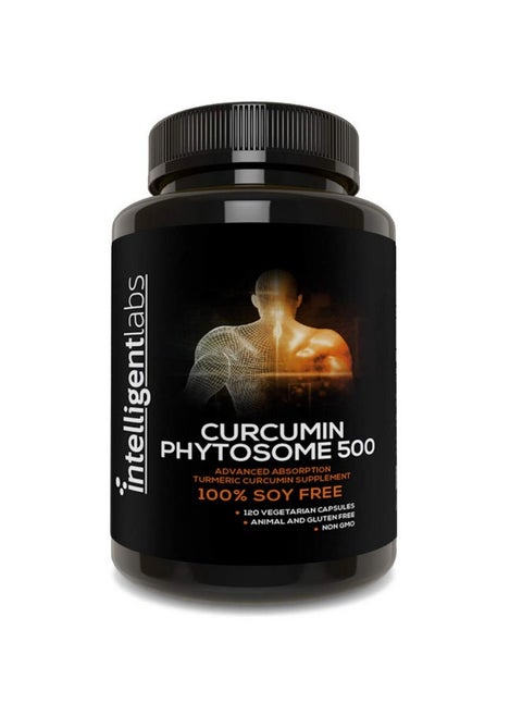 500Mg Meriva Curcumin Phytosome 2900% Better Absorbed Than Ordinary Turmeric Curcumin 100% Soy Free 120 Capsules Per Bottle Tumeric Curcumin Phytosome Complex
