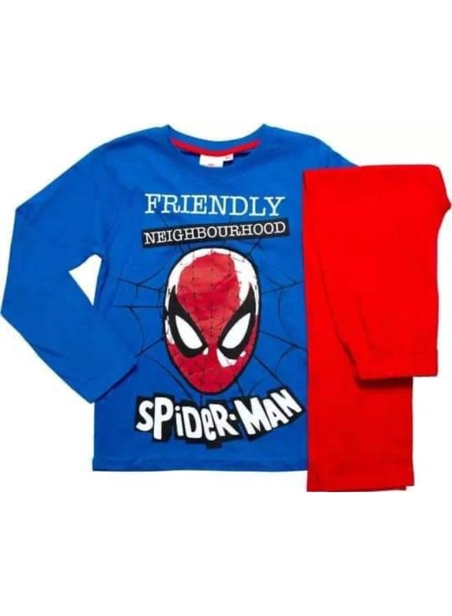 سبايدر مان سبايدرمان من مارفل كوميكس بيجامة قطنية بأكمام طويلة 100% قطن من كيدز تي في - Image 1