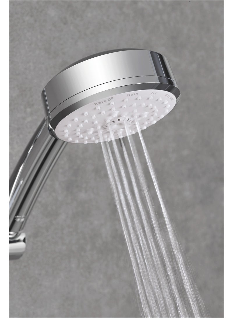 Germany GROHE Tempesta 100 Hand Shower, 2 Spray Patterns, Chrome – Shockproof Bathroom Shower Head, Made in Germany - Image 2