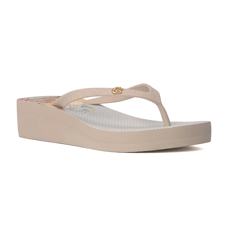 Anabela Off-white Slippers