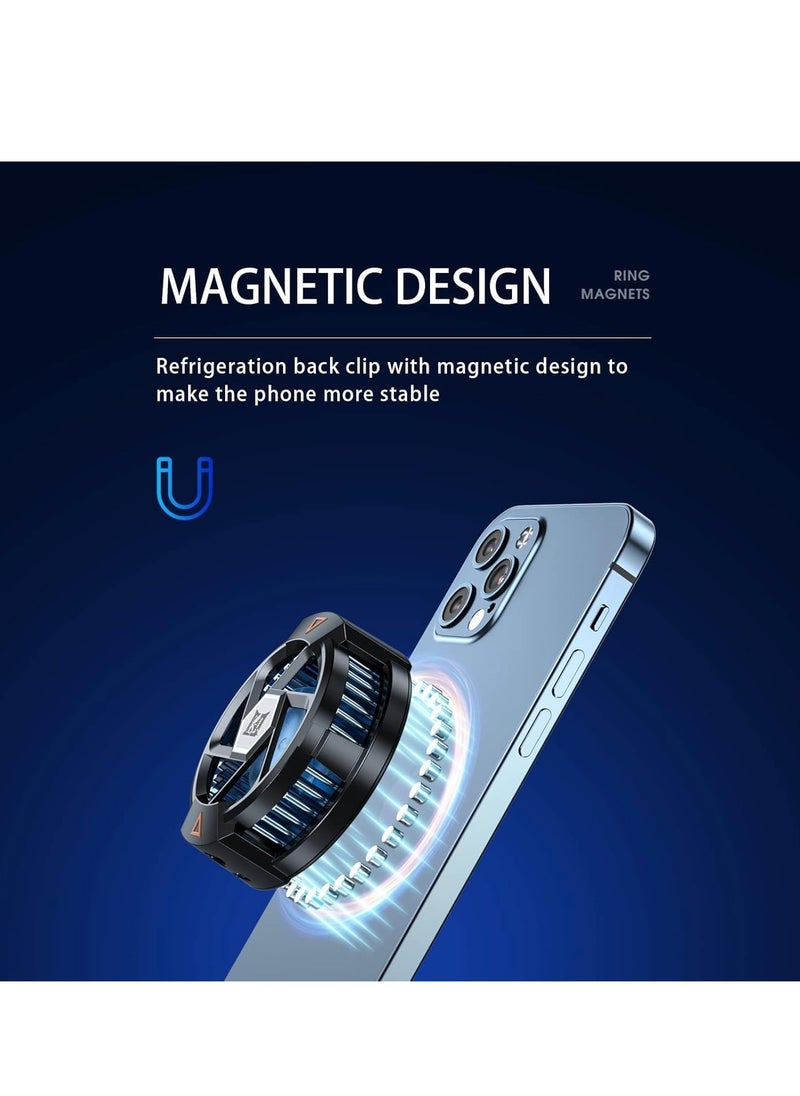 Furtey - Mobile phone radiator, gaming radiator fan for PUBG, specially designed for iPhone/Xiaomi/IQOO series games, suitable for 4-6.7 inch iOS/Android live Vlog, noiseless semiconductor radiator - Image 1