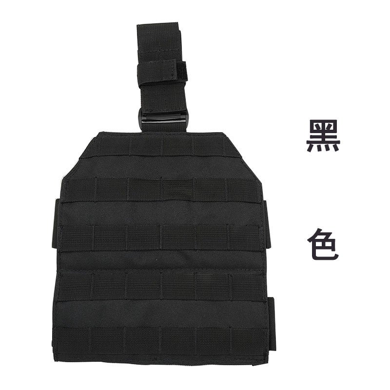 Generic Tactical Leg Pouch Molle Outdoor Sports Black