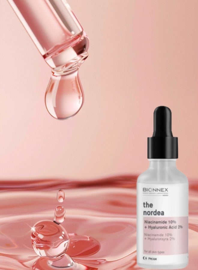 Bionnex The Nordea Niacinamide %10+Hyaluronic Acid 2% 30ml - Image 2