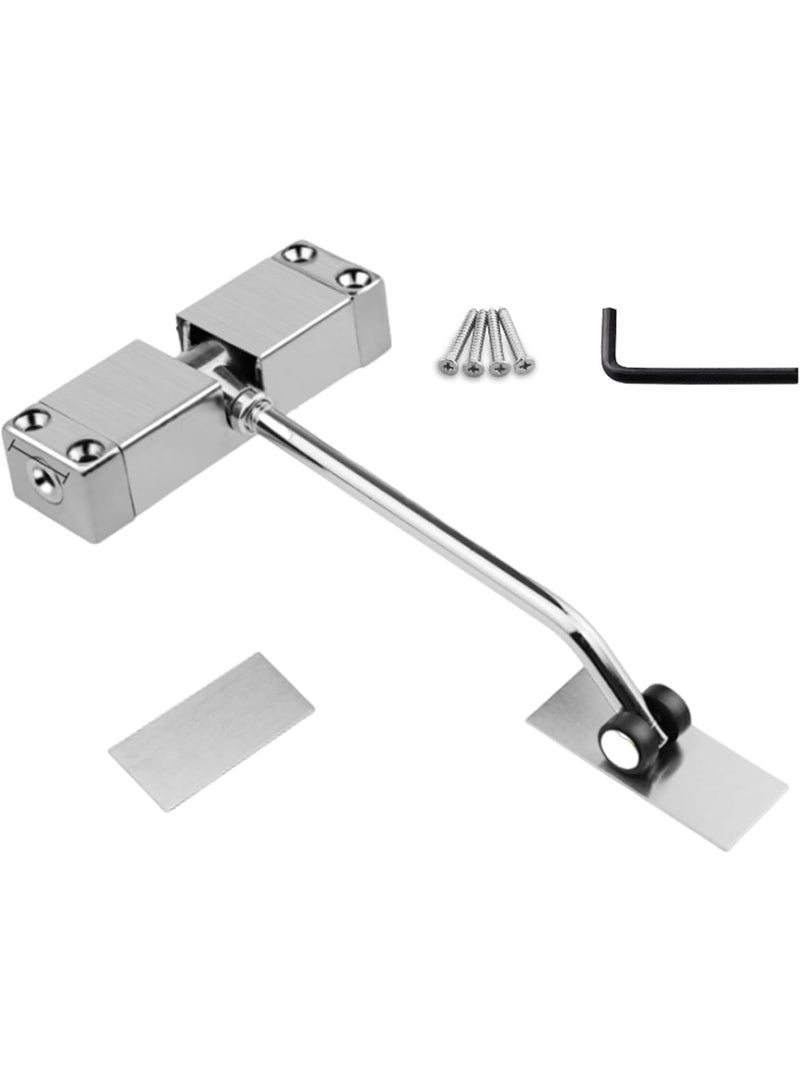 Relex Automatic Silent Door Closer, Heavy Duty Commercial Grade, Fire Rated & Adjustable Spring, Tool-Free Self-Closing, 15-30kg Capacity, Soft-Closing System - Image 1