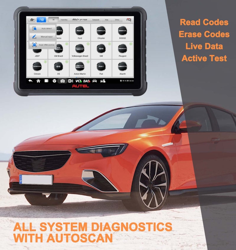 Autel Battery Tester, Code Reader, MaxiBAS BT609 6V-12V Battery 12-24V Cranking/Charging System Analysis Tool, All System Diagnostic, In&Out of Vehicle Test, 28+Service, Better BT608 BT508 BT506 MX808 - Image 5