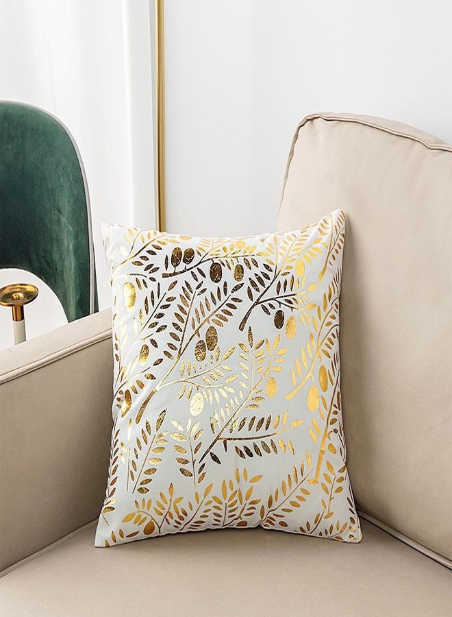 fashionhome Cushion Covers Décor Throw Pillow Cover Gold Decorative Pillow Cushion Cover for Bedroom Sofa Car Home Décor  - Image 1