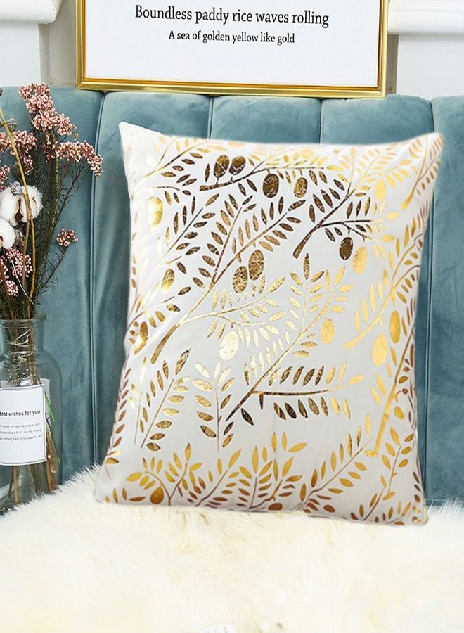 fashionhome Cushion Covers Décor Throw Pillow Cover Gold Decorative Pillow Cushion Cover for Bedroom Sofa Car Home Décor  - Image 3