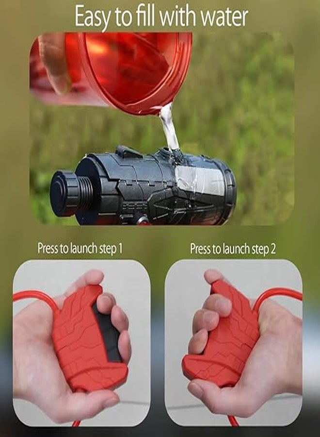 لعبة مسدس الماء للأطفال سبايدر مان - مطلق النار على معصم البطل الخارق وقاذف الماء للأطفال (أسود) - Image 2