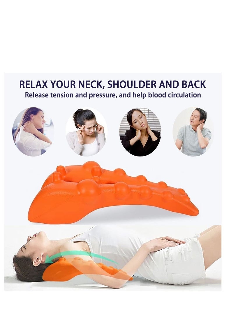 Y&D - Neck and Shoulder Relaxer, Cervical Traction Device, Stretcher Chiropractic Pillows, Trigger Point Massager Tool for TMJ Pain Relief, Headache Muscle Tension Spine Alignment - Image 1