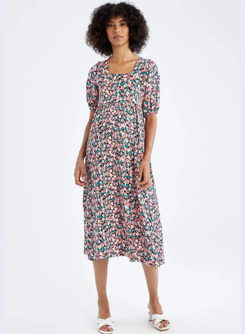 DeFacto Woman Regular Fit Short Sleeve Maternity Dress