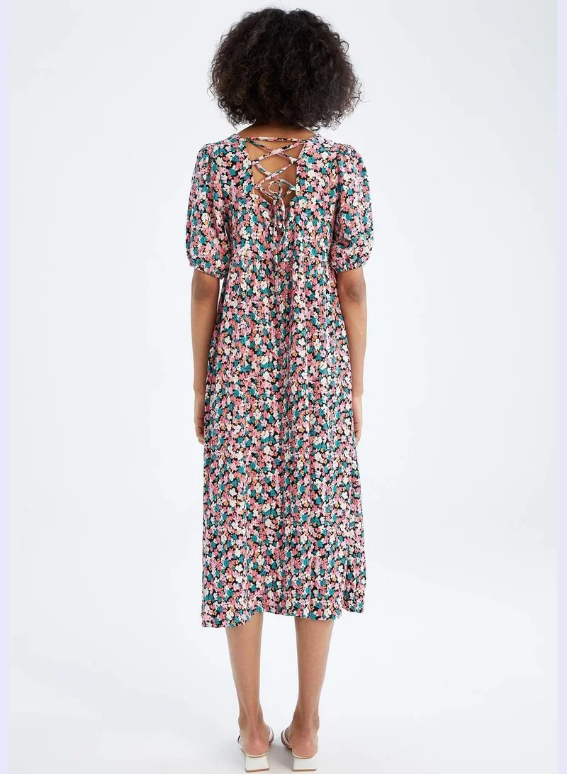 DeFacto Woman Regular Fit Short Sleeve Maternity Dress