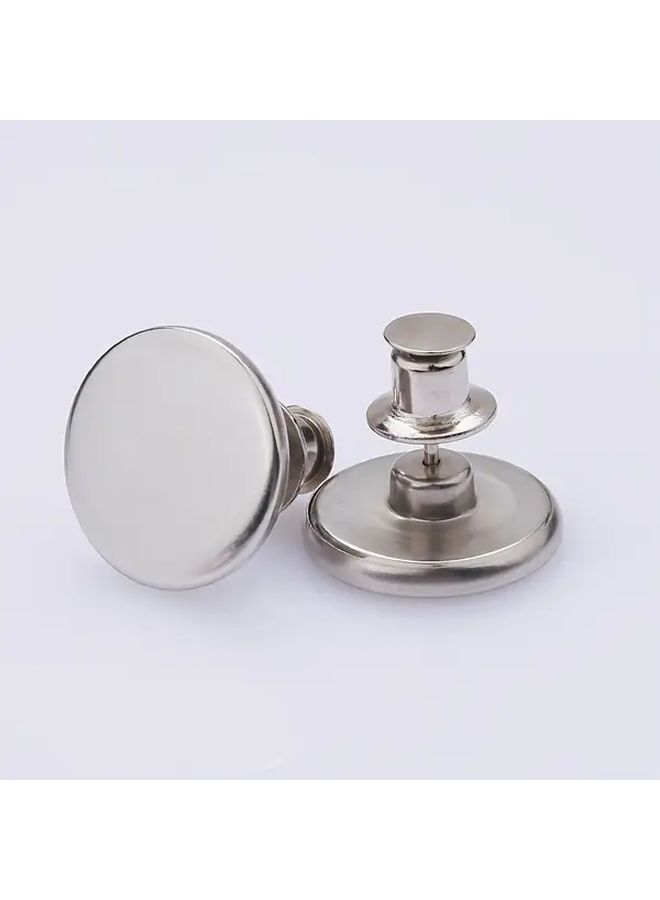 14pcs Metal Adjustable Denim Buttons No Sewing Required Waist Solution - Image 2