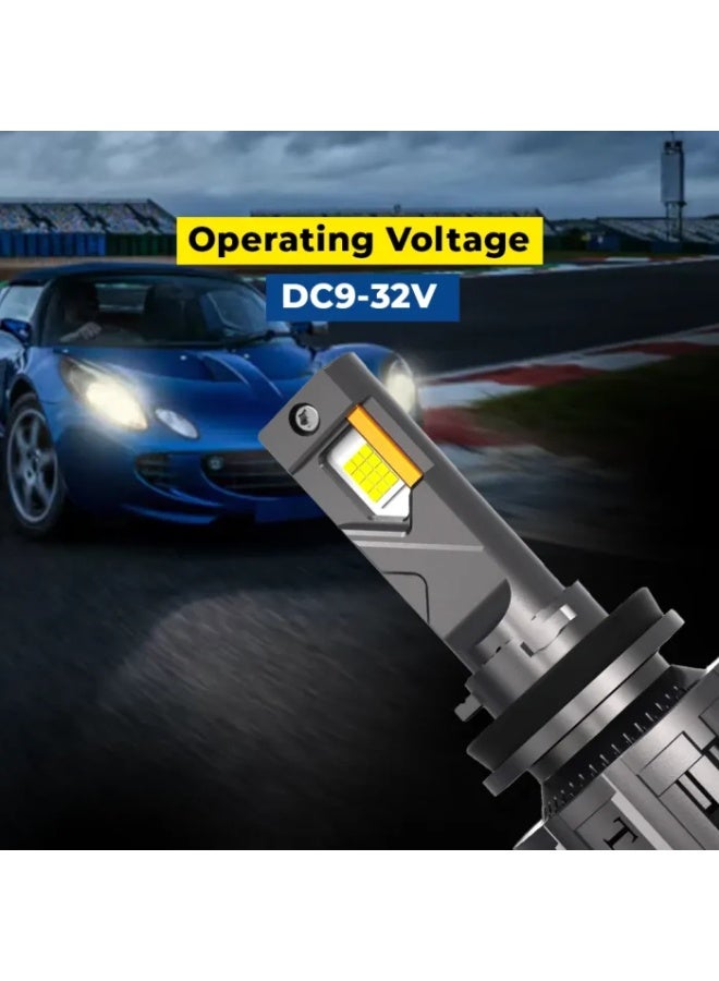 توبيز مصباح أمامي LED للسيارة من Tobys TF200، قطعتان، أصلي، 200 واط/القطعة، قوة 20000 لومن/القطعة، بدرجة حرارة لون 6500 كلفن - H7 - Image 4