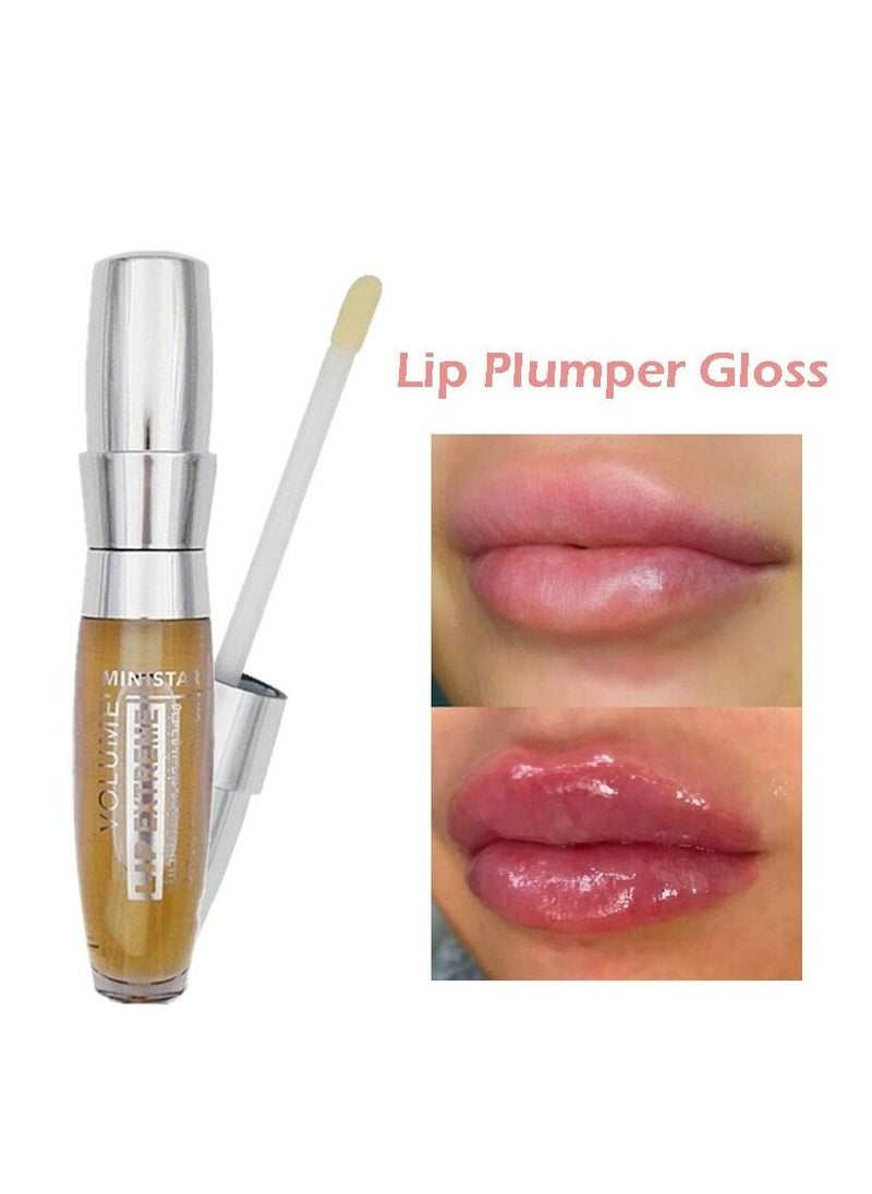 Ministar - Lip Plumper With Ginger Oil Syrup Cosmetics Lip Plumper Lip Enhancer & Lip Care Serum for Fuller Softer Lips To Create Plump Lips Reduce Fine Lines and Moisturize Increased Elasticity Lip - Image 1