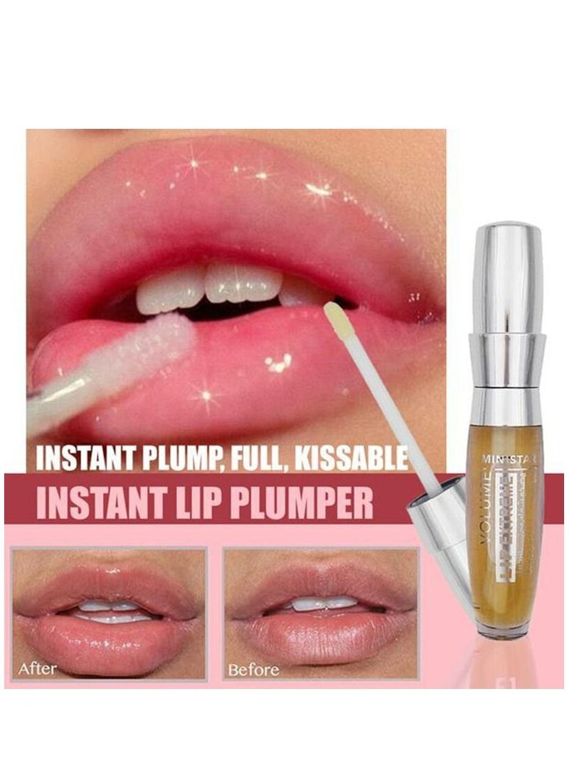 Ministar - Lip Plumper With Ginger Oil Syrup Cosmetics Lip Plumper Lip Enhancer & Lip Care Serum for Fuller Softer Lips To Create Plump Lips Reduce Fine Lines and Moisturize Increased Elasticity Lip - Image 1