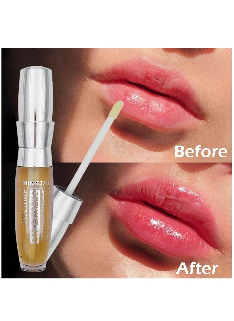 Ministar - Lip Plumper With Ginger Oil Syrup Cosmetics Lip Plumper Lip Enhancer & Lip Care Serum for Fuller Softer Lips To Create Plump Lips Reduce Fine Lines and Moisturize Increased Elasticity Lip - Image 1