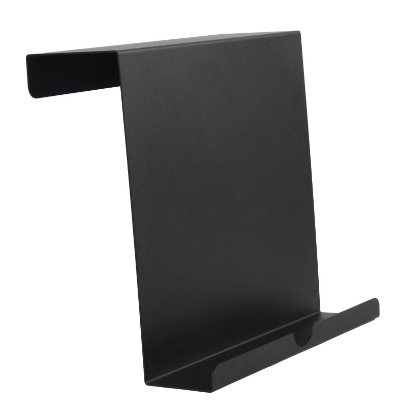 Qsxou Aluminum Alloy Treadmill Tablet Holder, Exercise Bike Book Stand, Reading Holder for Tablets, Magazines and Books (8.5 x 9.5 x 2.8 Inches) - Image 1