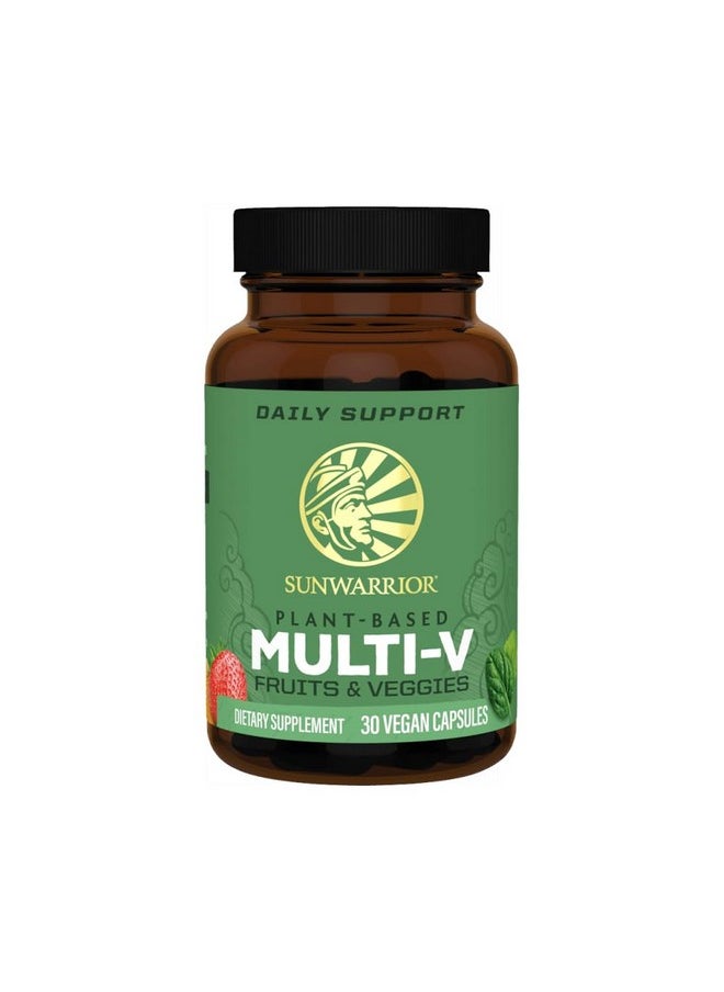 Sunwarrior Multivitamin for Men & Women from Fruit Vegetables & Whole Foods Multivitamins Vitamin D Vitamin C Vitamin E Vitamin B Complex Vegan Plant Based Gluten Free Raw | Multi V 30 Capsules - pzsku/ZCE59965EA72DE45E6C93Z/45/_/1739864696/73b85725-c132-4175-bdf7-fa17ab768427