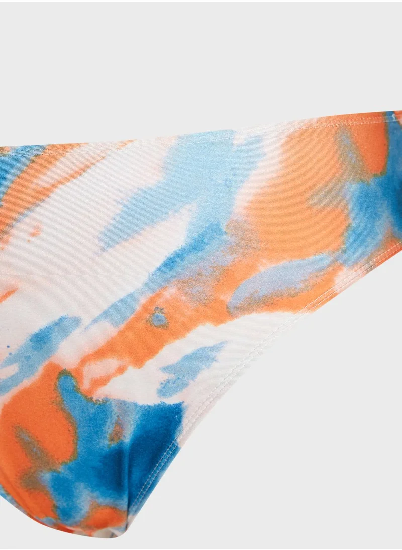 In the style Abstract High Waisted Bikini Bottom