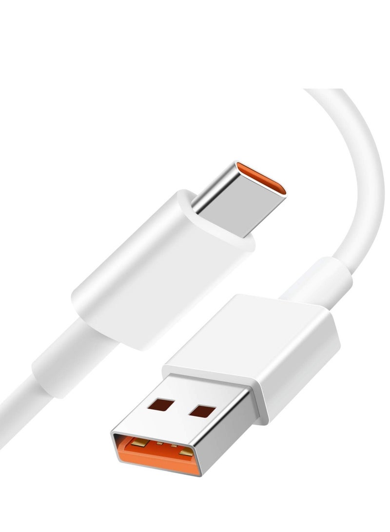 USB C Charge Turbo USB To Type c Cable for Redmi Note 11 Pro 11s 10 Pro,120W 6A Super Fast Charging Type C Cable for Xiaomi 12T Pro 11T Pro 11T 12 Pro 13 Pro Pad 5 POCO M5S X3 NFC F4 GT M4 Pro Redmi - Image 1