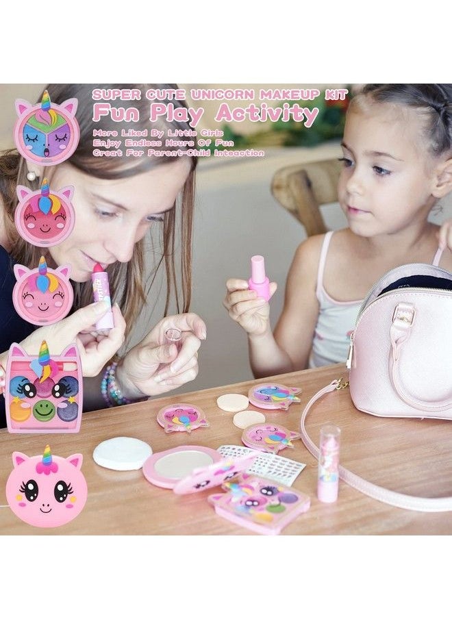 ROKKES - Kids Makeup Kit For Girl Kids Makeup Kit Toys For Girls Washable Make Up For Little Girls Child Play Real Makeup Set Non Toxic Toddlers Pretend Cosmetic Kits Age 3 12 Year Old Children Gift - Image 1