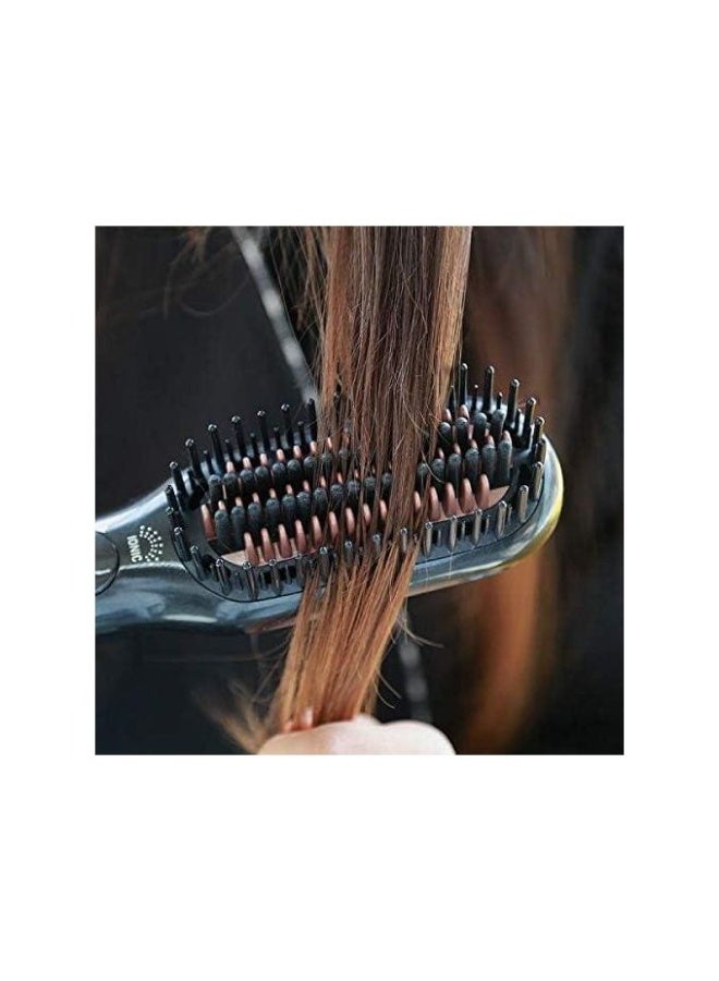 PRO Hair dryer brush and 2-in-1 hair dryer with professional hot air - Hot air hair styler - black - Image 3