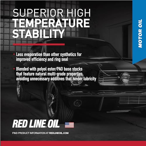 Red Line 11604 SAE 5W50 Fully Synthetic Motor Oil - 1 Quart (12 Pack) - Image 5