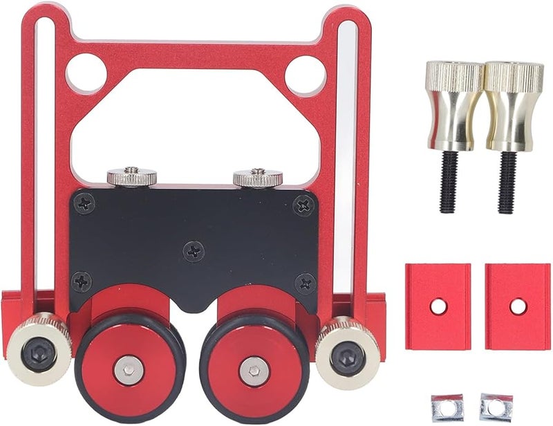 منشار طاولة سبائك الألومنيوم درفيل النجارة المزدوج العجلة المنزلق دليل درفيل - Image 1