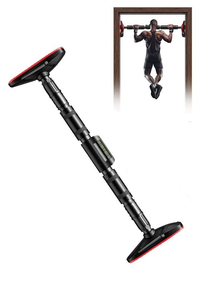 Fitness World - Adjustable Door Hanging Pull Up Bar with No Screws and Comfortable Handles for Home Gym Fitness and Muscle Building - Image 1