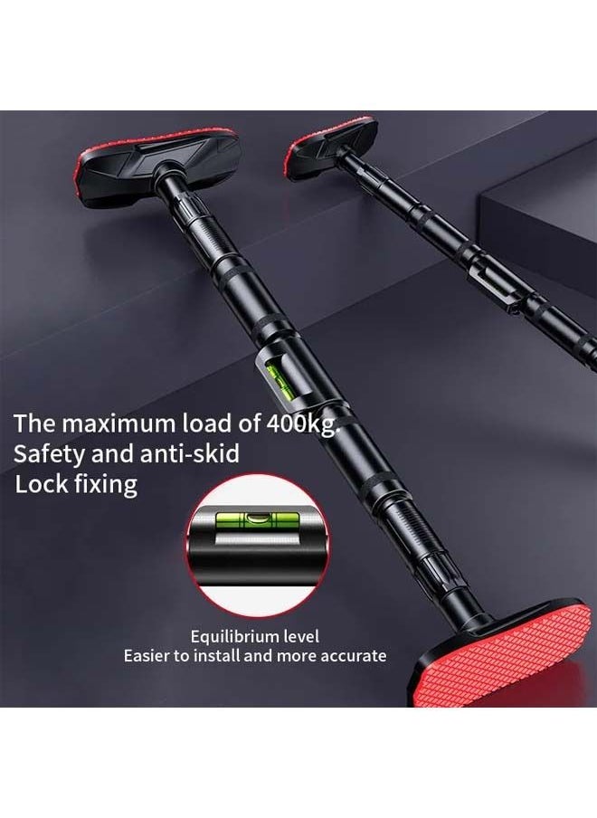Fitness World - Adjustable Door Hanging Pull Up Bar with No Screws and Comfortable Handles for Home Gym Fitness and Muscle Building - Image 1